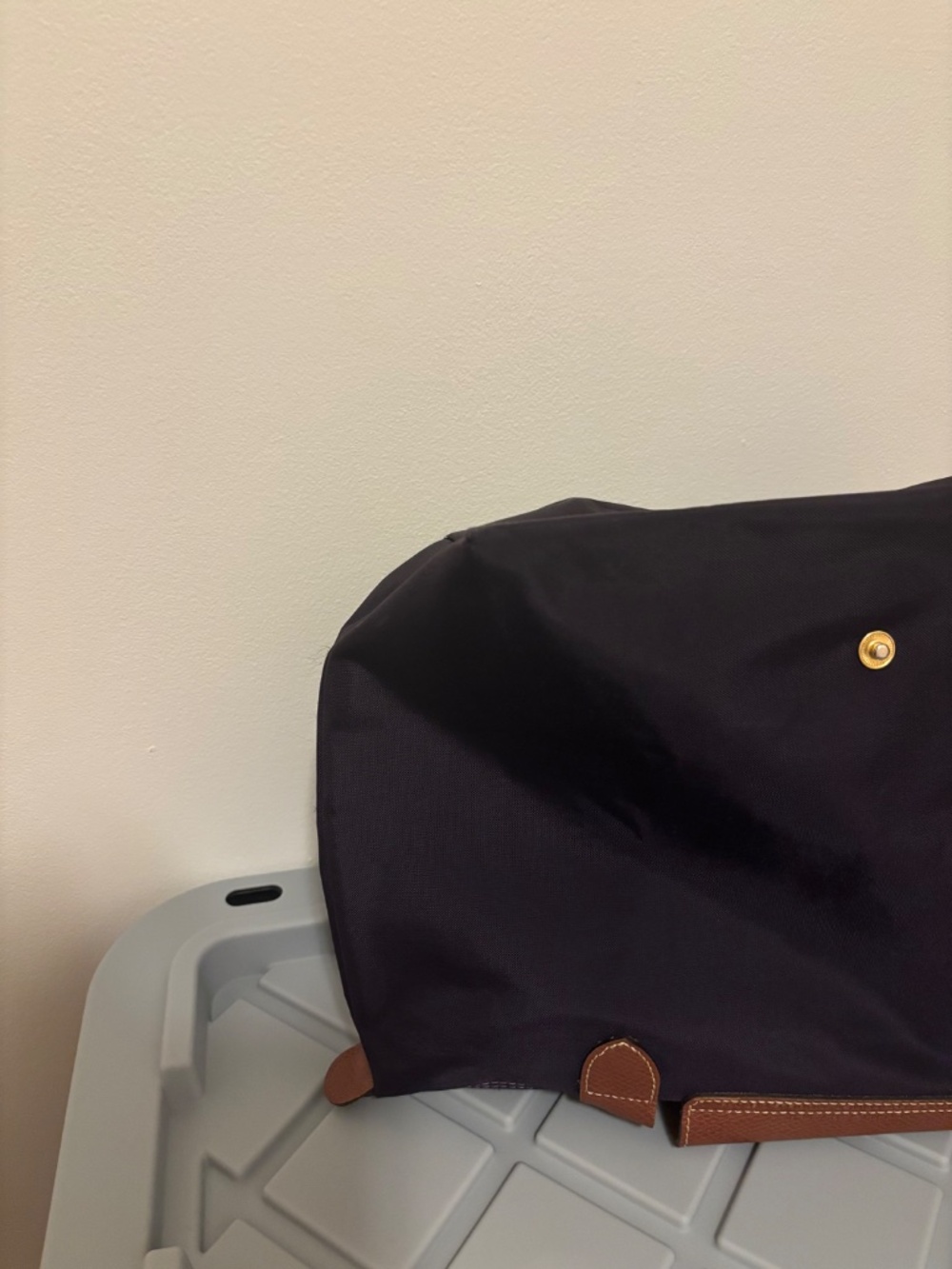 Plum Longchamp Le Pliage Nylon Tote – Medium - Picture 11 of 15